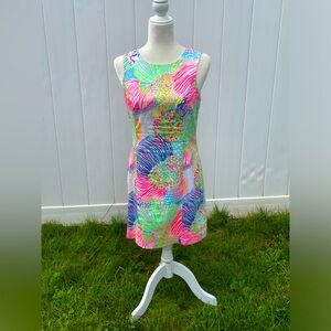 Lilly Pulitzer colorful shift dress size 2 EUC